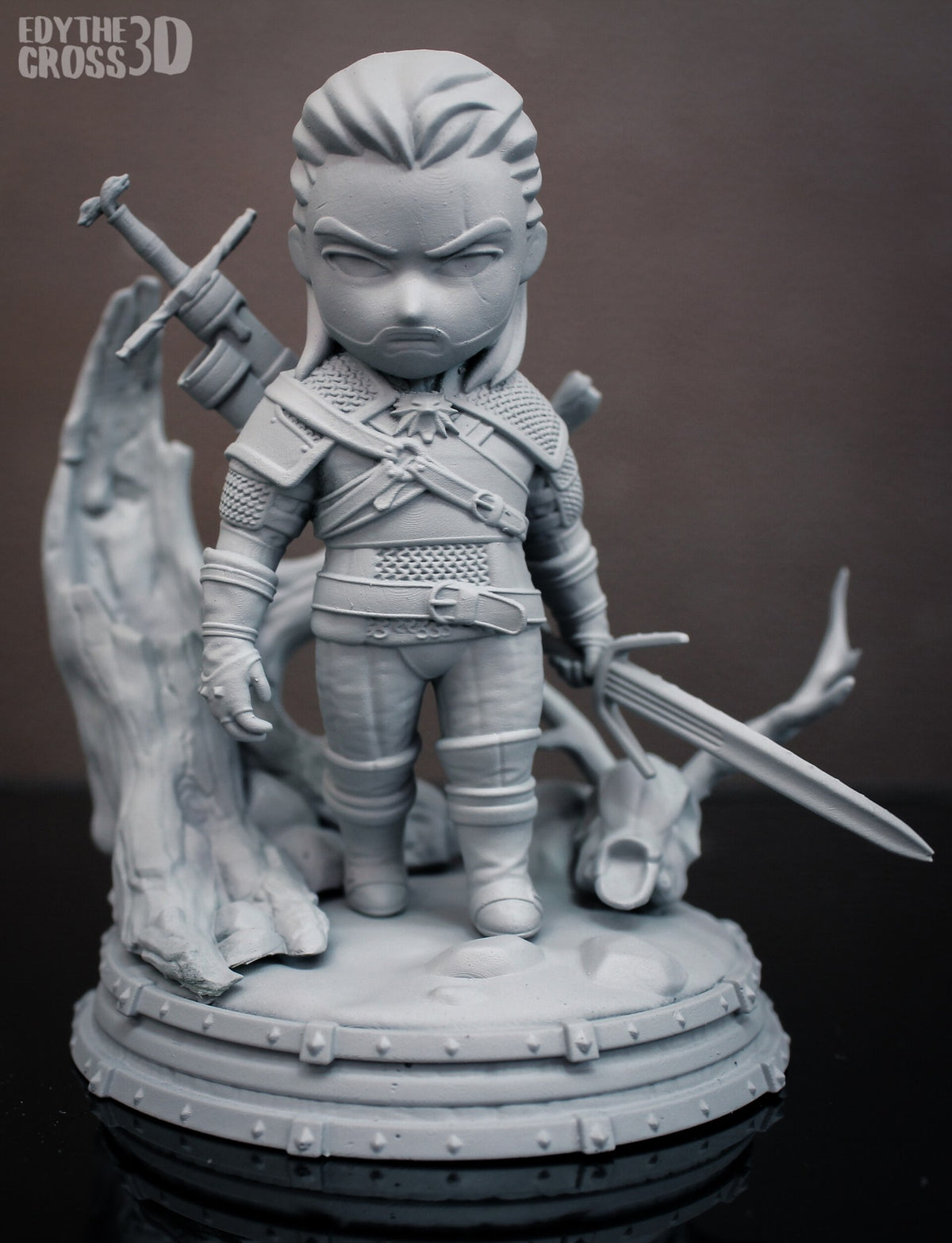 Geralt of Rivia — studio render 2