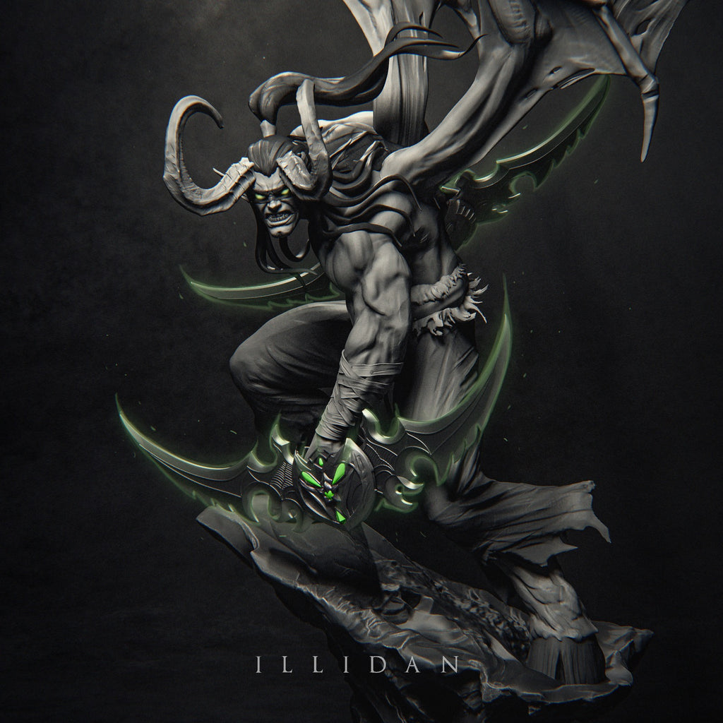 Illidan Stormrage — studio render 1