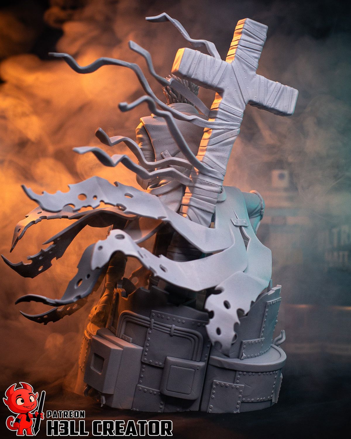 Vash the Stampede (Trigun) resin figure by h3LLcreator — studio render 14