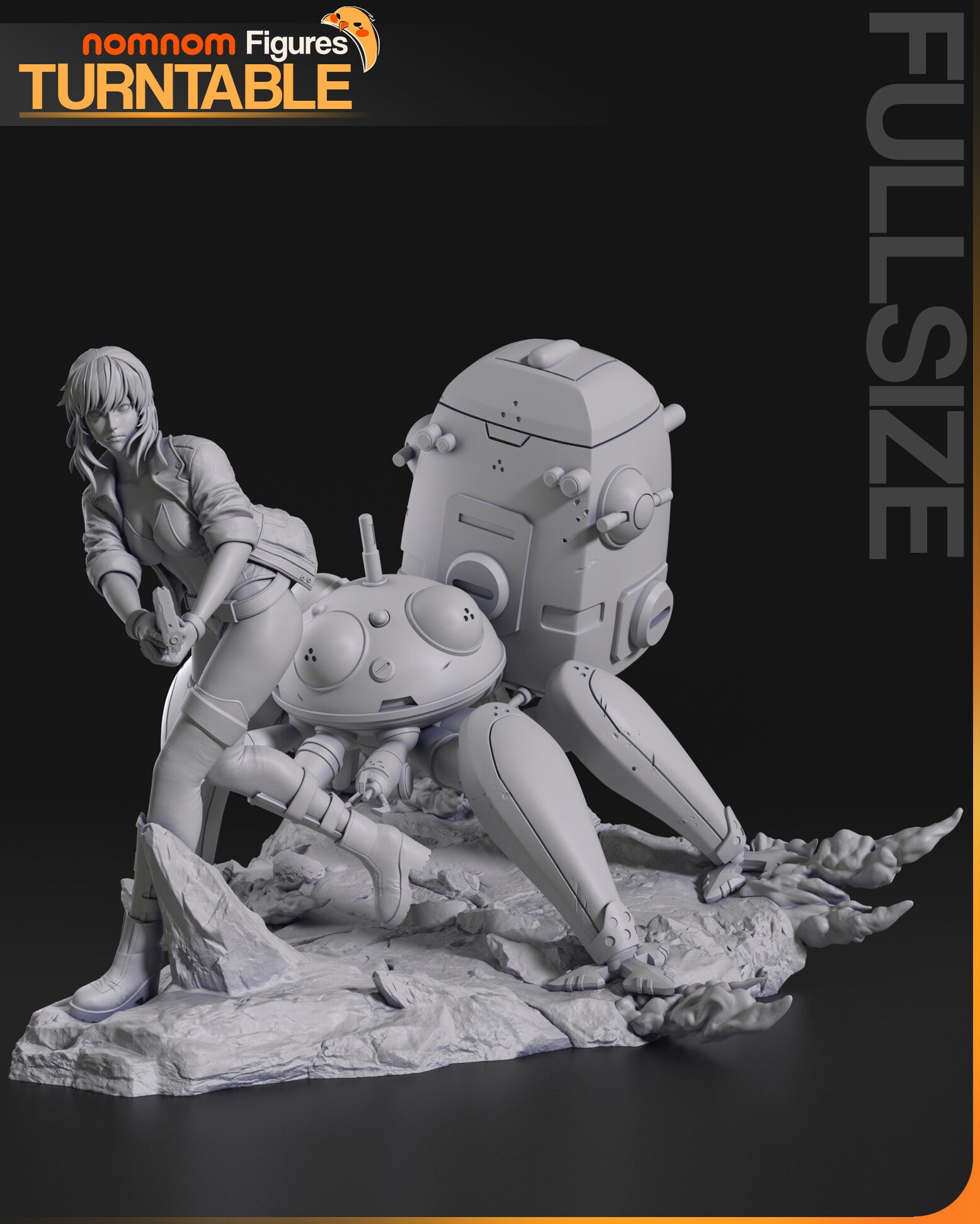 Motoko Kusanagi — studio render 7