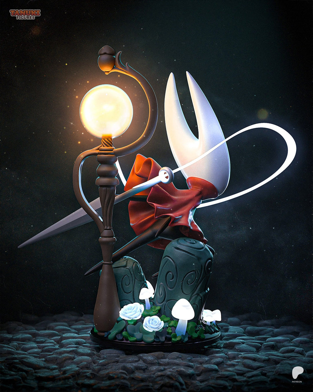 Hornet (Hollow Knight) resin figure by Tanuki Figures — studio render 2