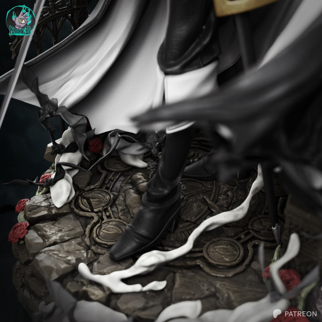 Alucard (Castlevania) resin figure by Kaidan 3D — studio render 5