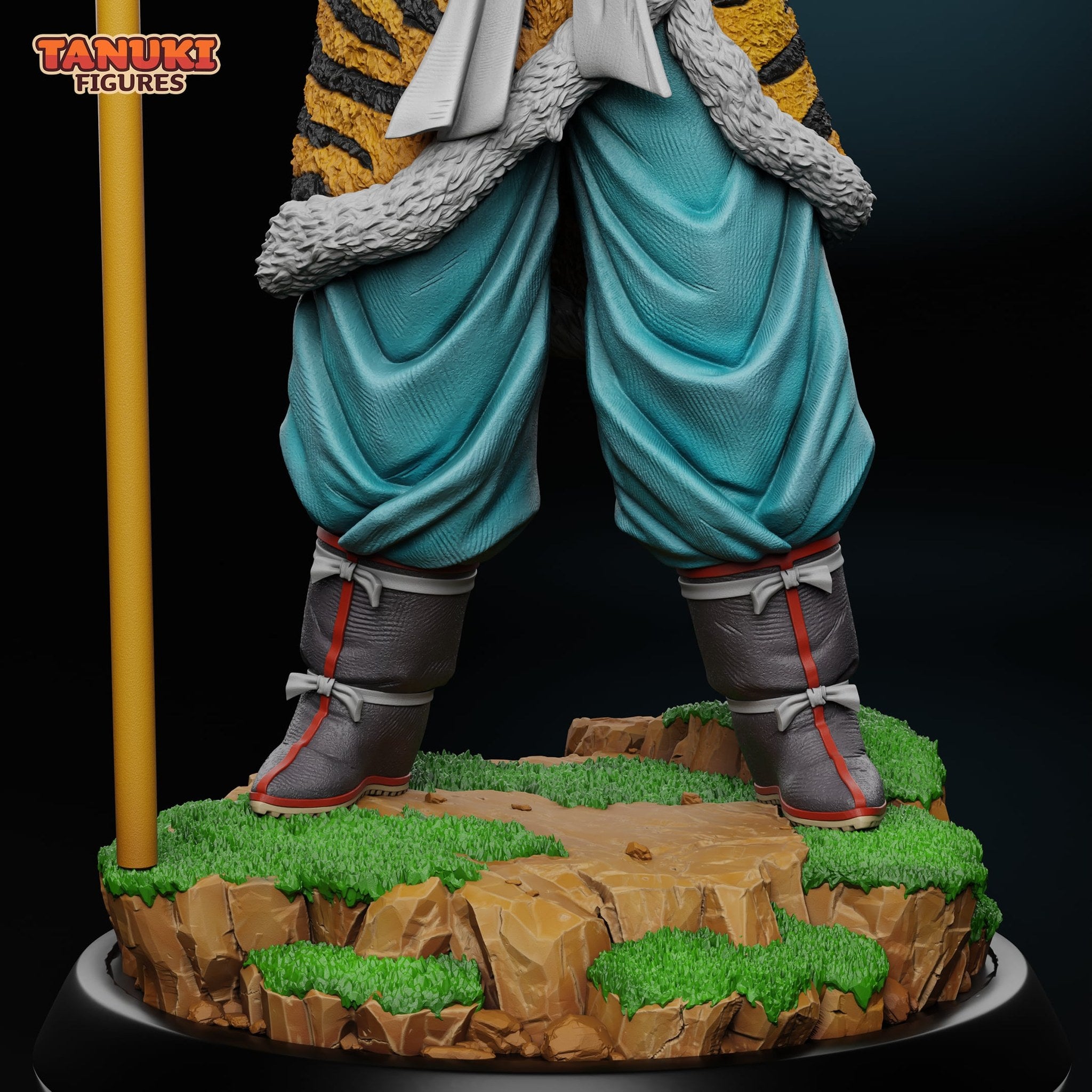 Goku (Dragon Ball) resin figure by Tanuki Figures — studio render 4