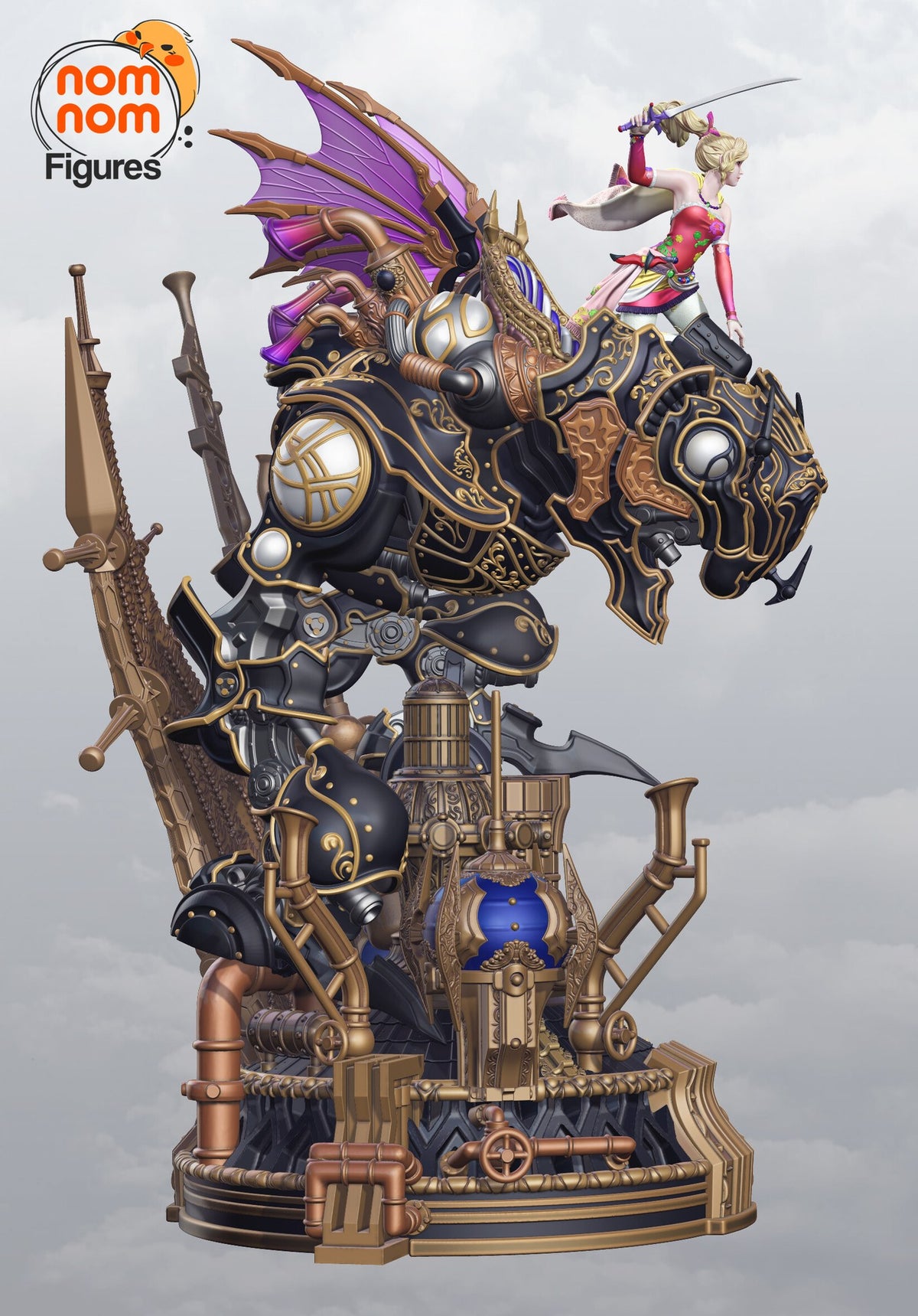 Terra with Magitek — studio render 5