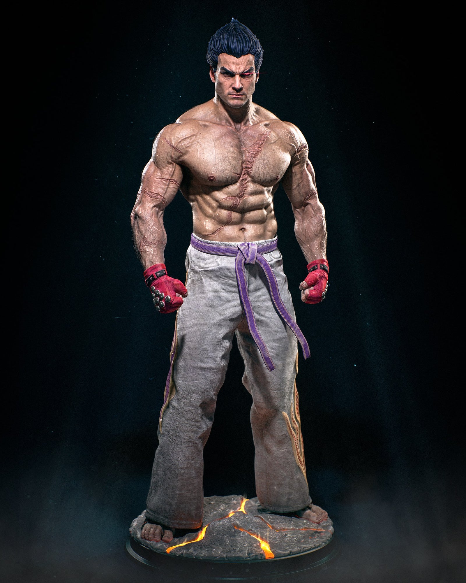 Kazuya Mishima — studio render 3
