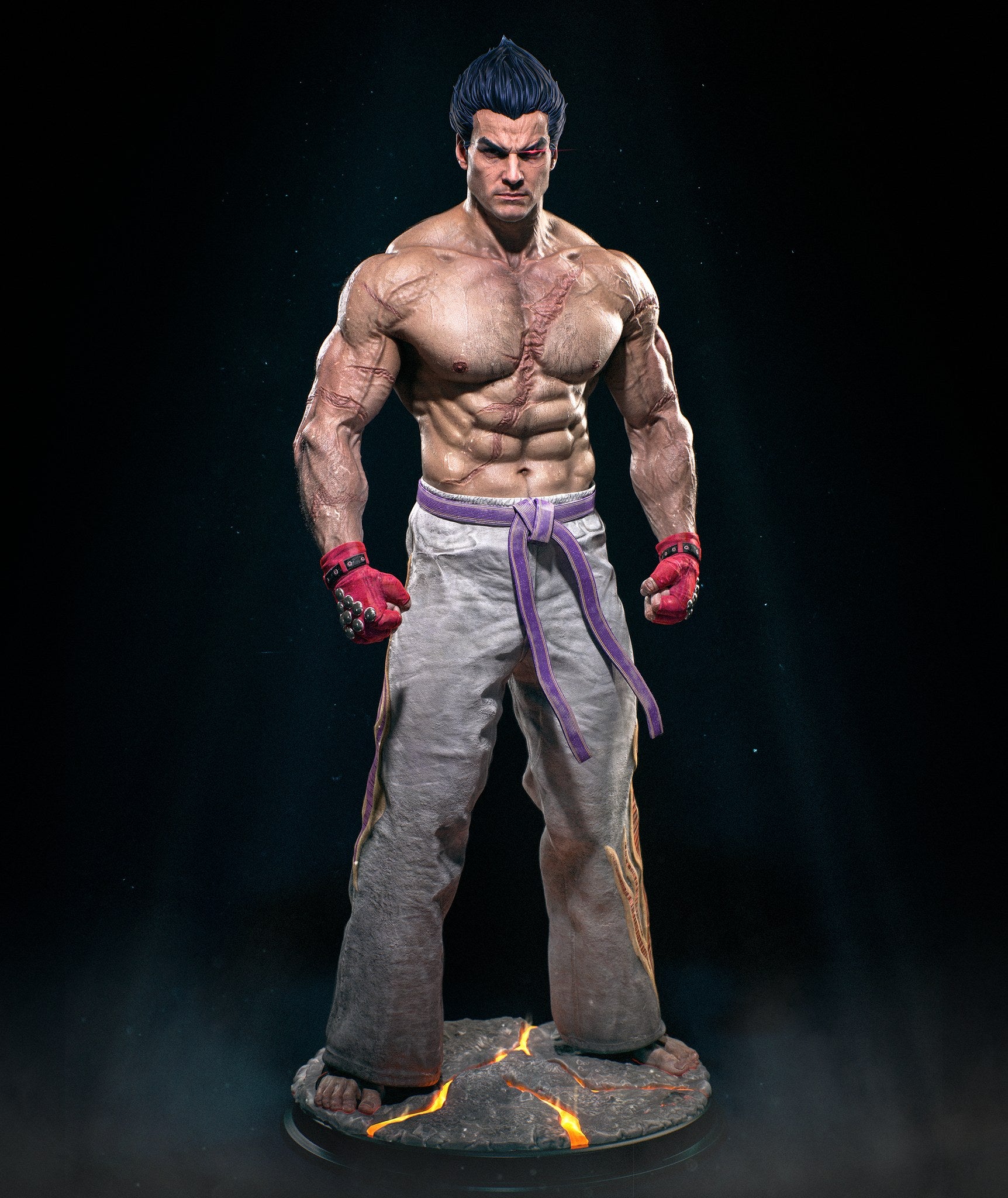 Kazuya Mishima — studio render 3