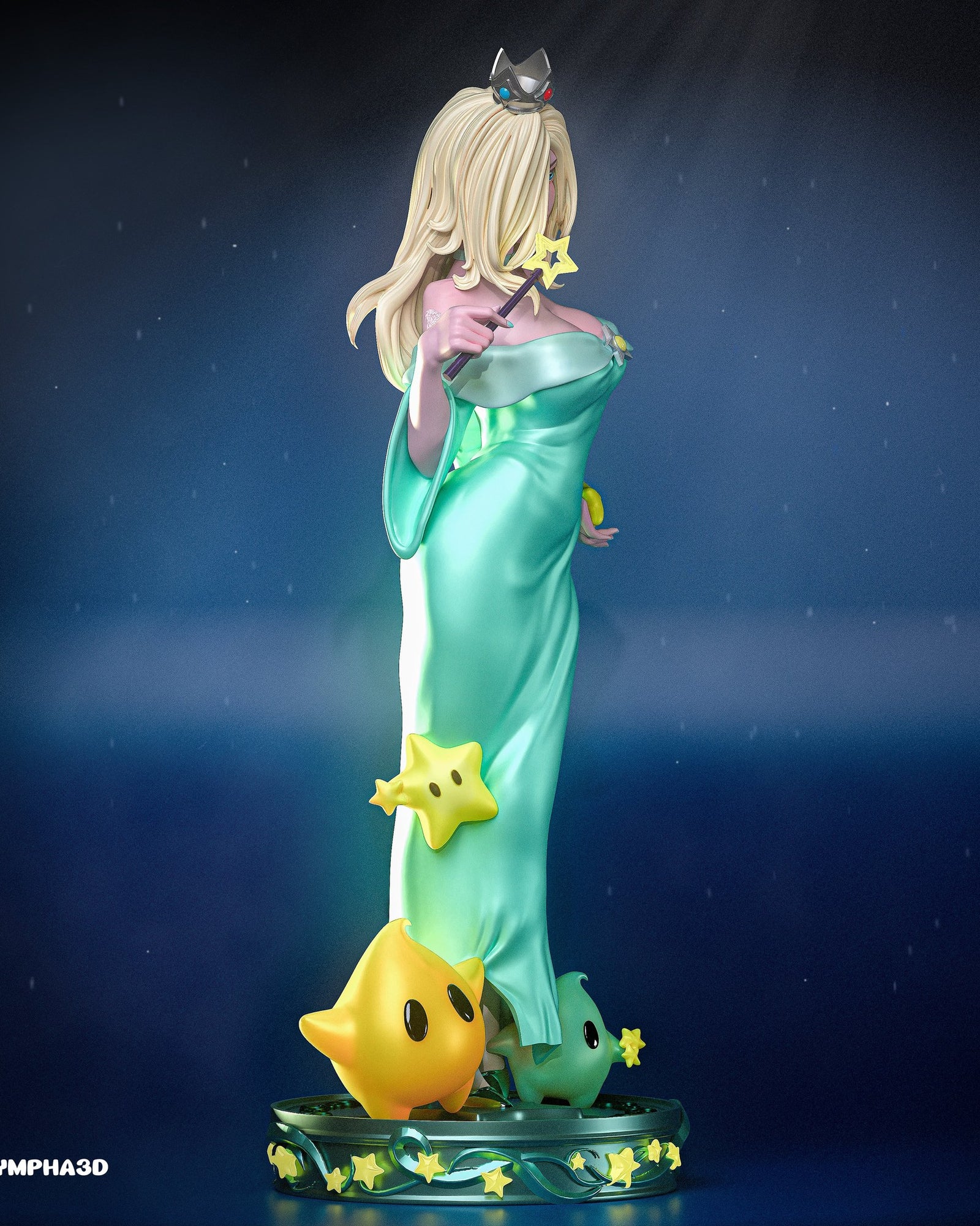 Rosalina (Super Mario) resin figure by Nympha — studio render 3