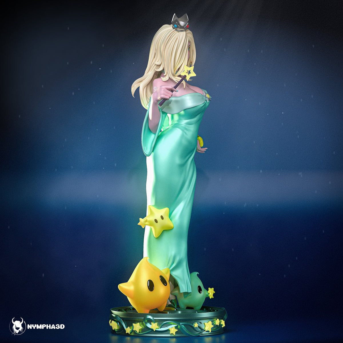 Rosalina (Super Mario) resin figure by Nympha — studio render 3