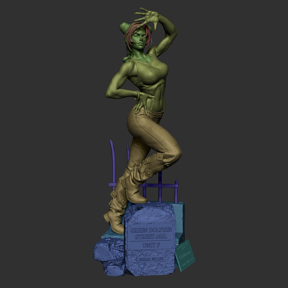 Jolyne Cujoh — studio render 6