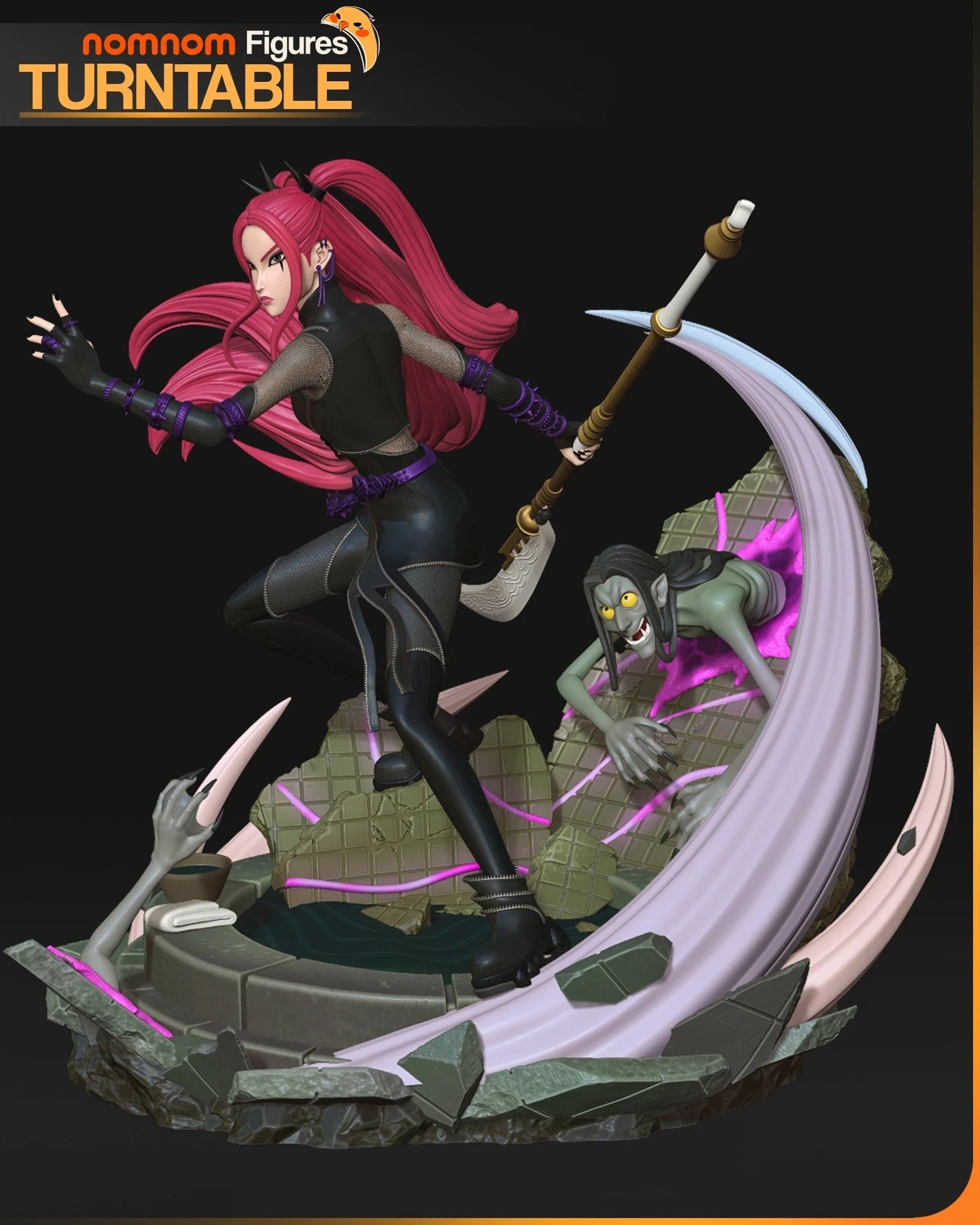 Mira KPop Demon Hunters resin figure by NomNom Figures — studio preview 5