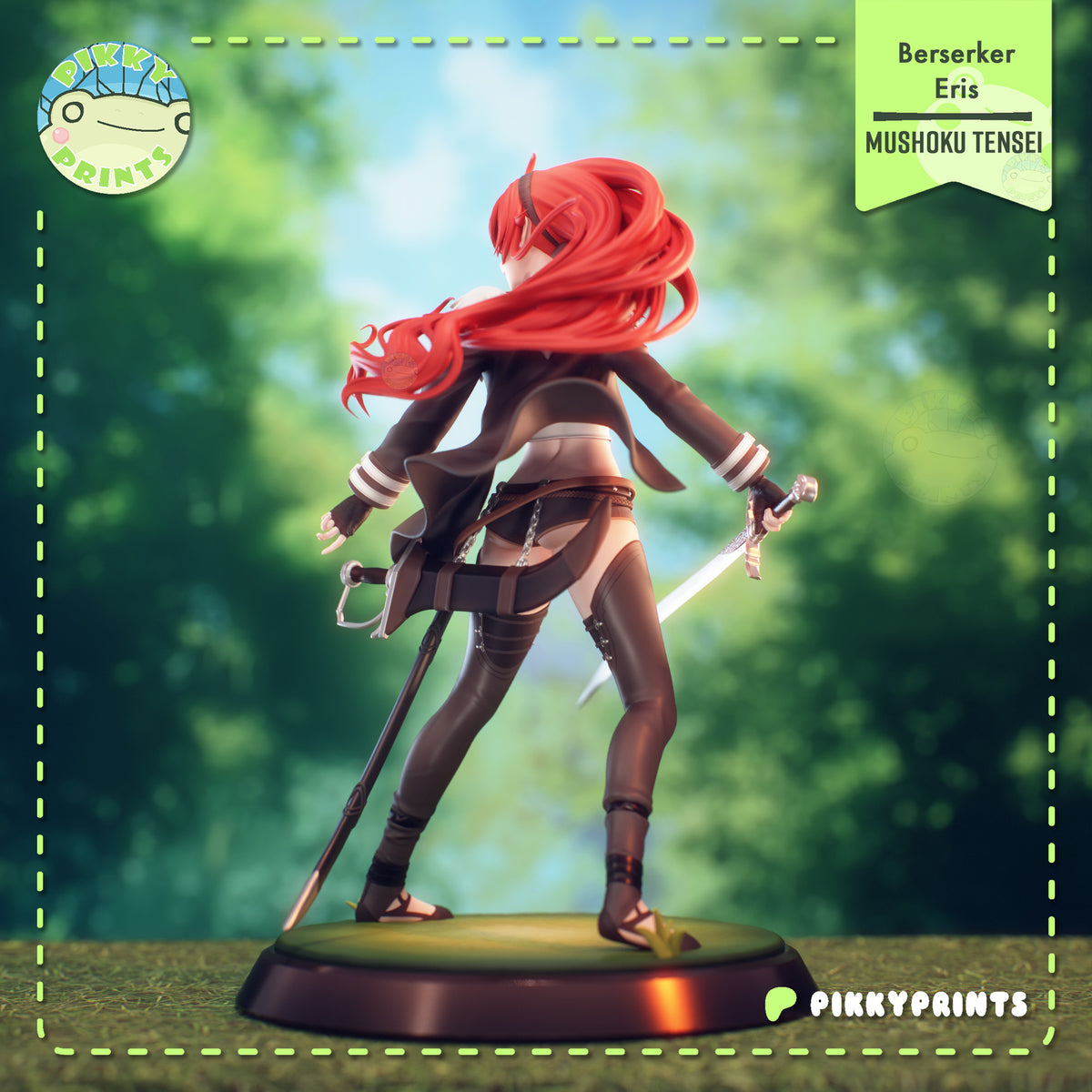 Eris Boreas Greyrat (Mushoku Tensei) resin figure by PikkyPrints — studio render 5