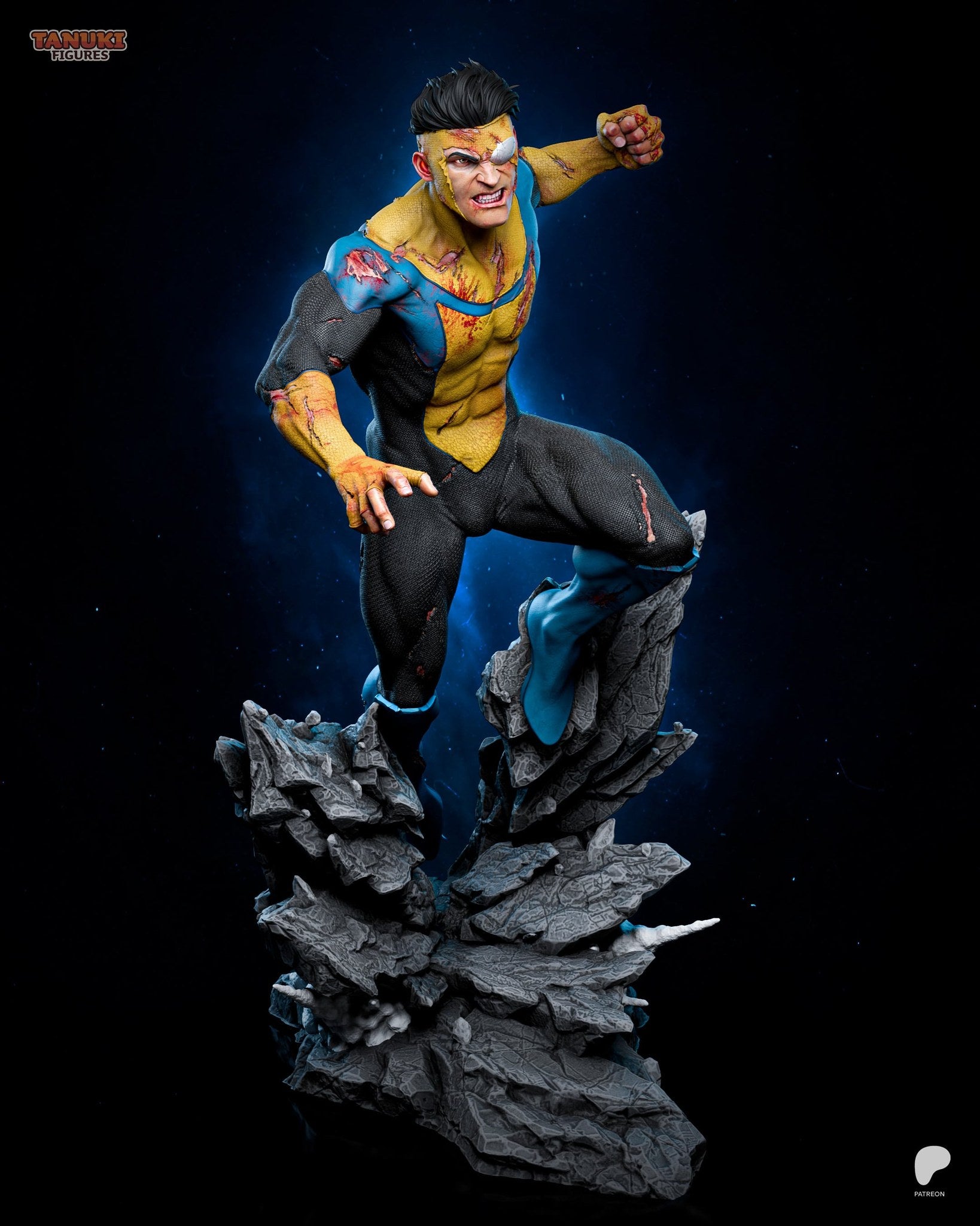 Mark Grayson (Invincible) resin figure by Tanuki Figures — studio render 6