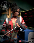 Panam Palmer (Cyberpunk 2077) resin figure by h3LLcreator — studio render 1