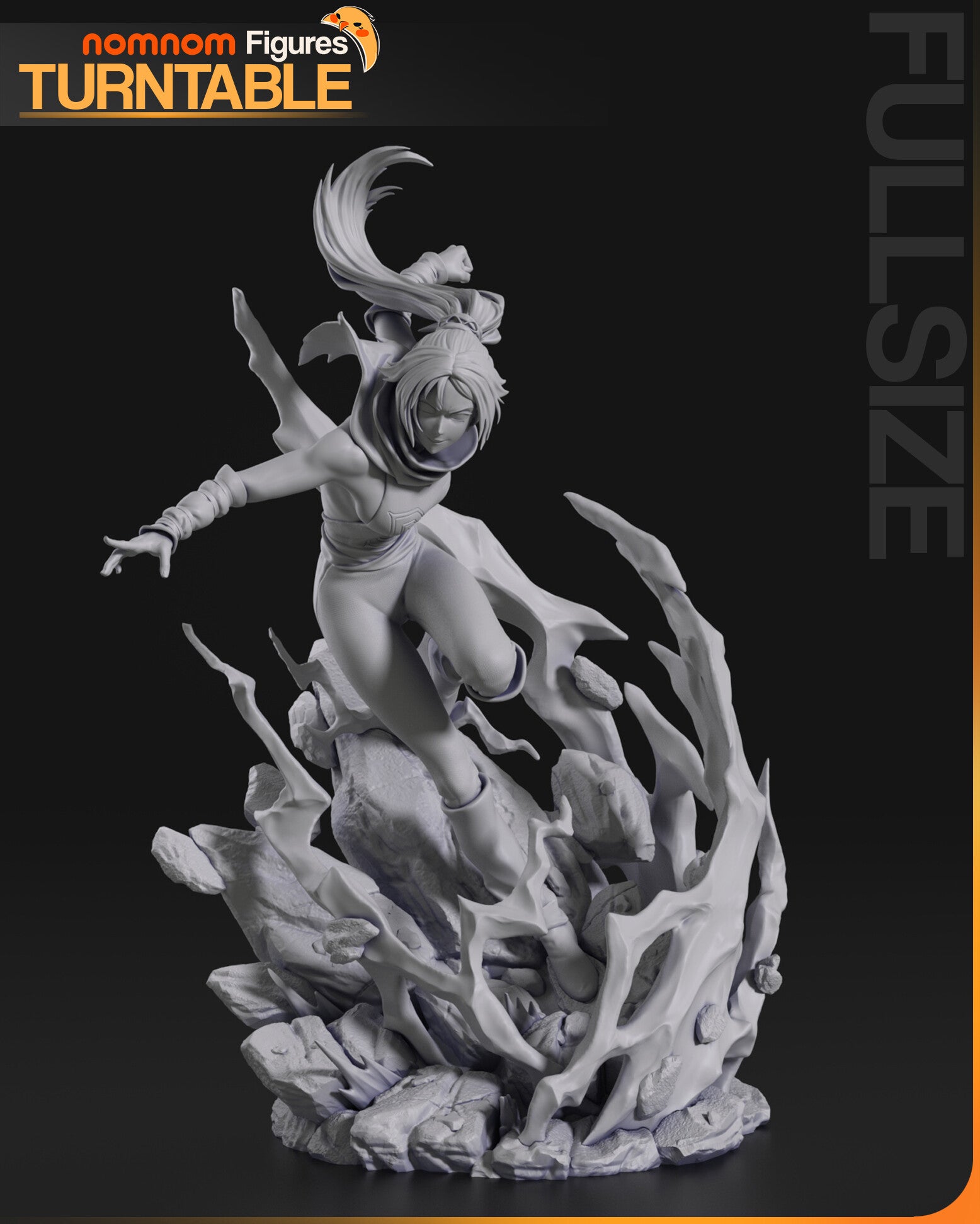 Yoruichi Shihoin — studio render 4