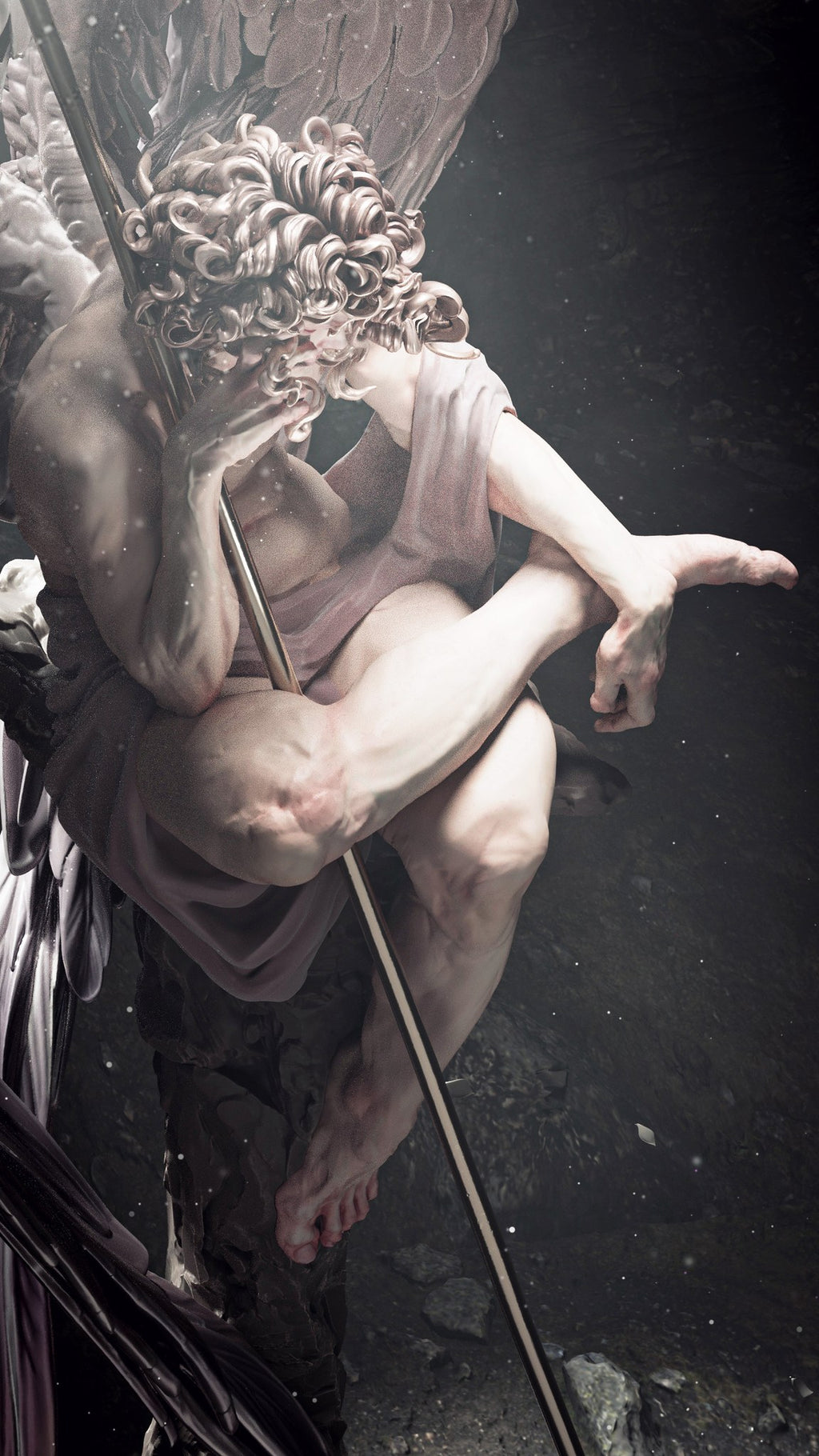 Fallen Angel — studio render 4