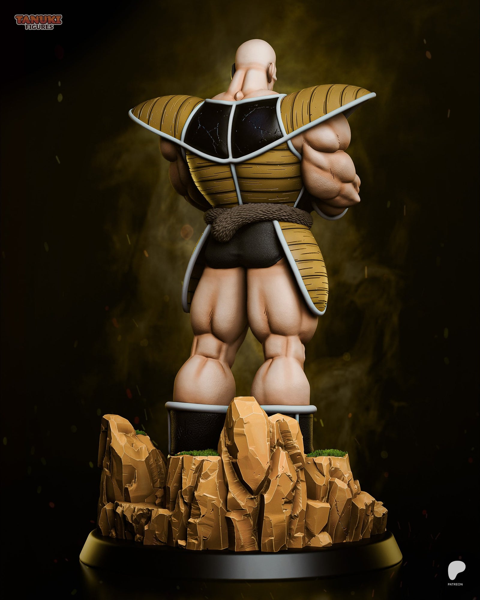 Nappa (Dragon Ball) resin figure by Tanuki Figures — studio render 3