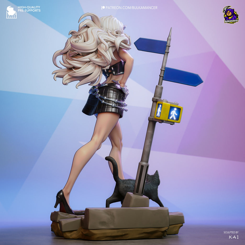 Black Cat (Marvel) resin figure by Bulkamancer — studio render 4