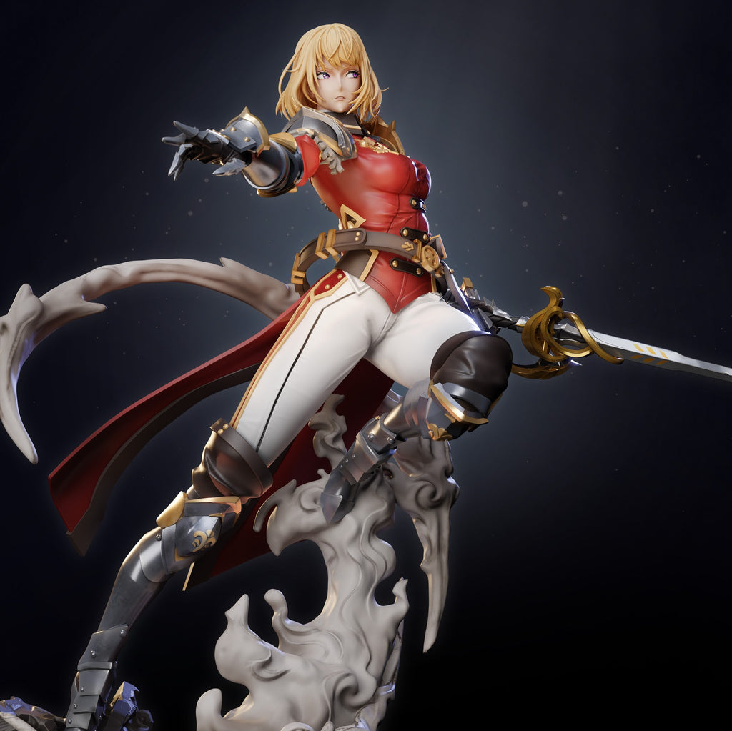Cha Hae-In (Solo Leveling) resin figure by Tenshi Figures — studio render 1