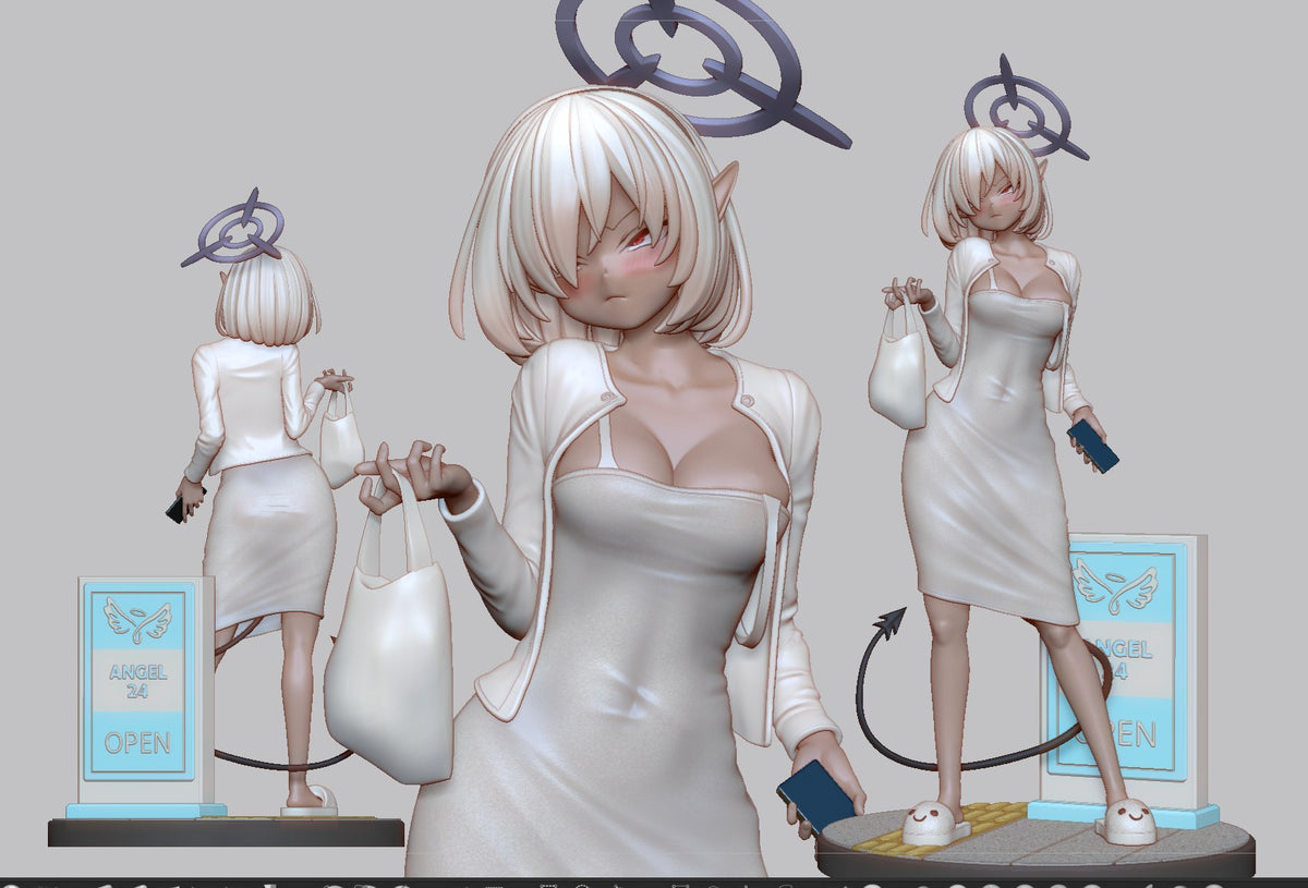 Shiromi Iori (Blue Archive) resin figure by PikkyPrints — studio render 6