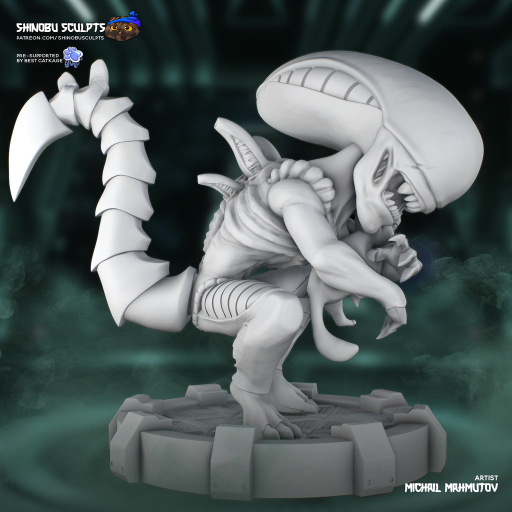 Xenomorph (Alien) resin figure by Shinobu Sculpts — studio render 6