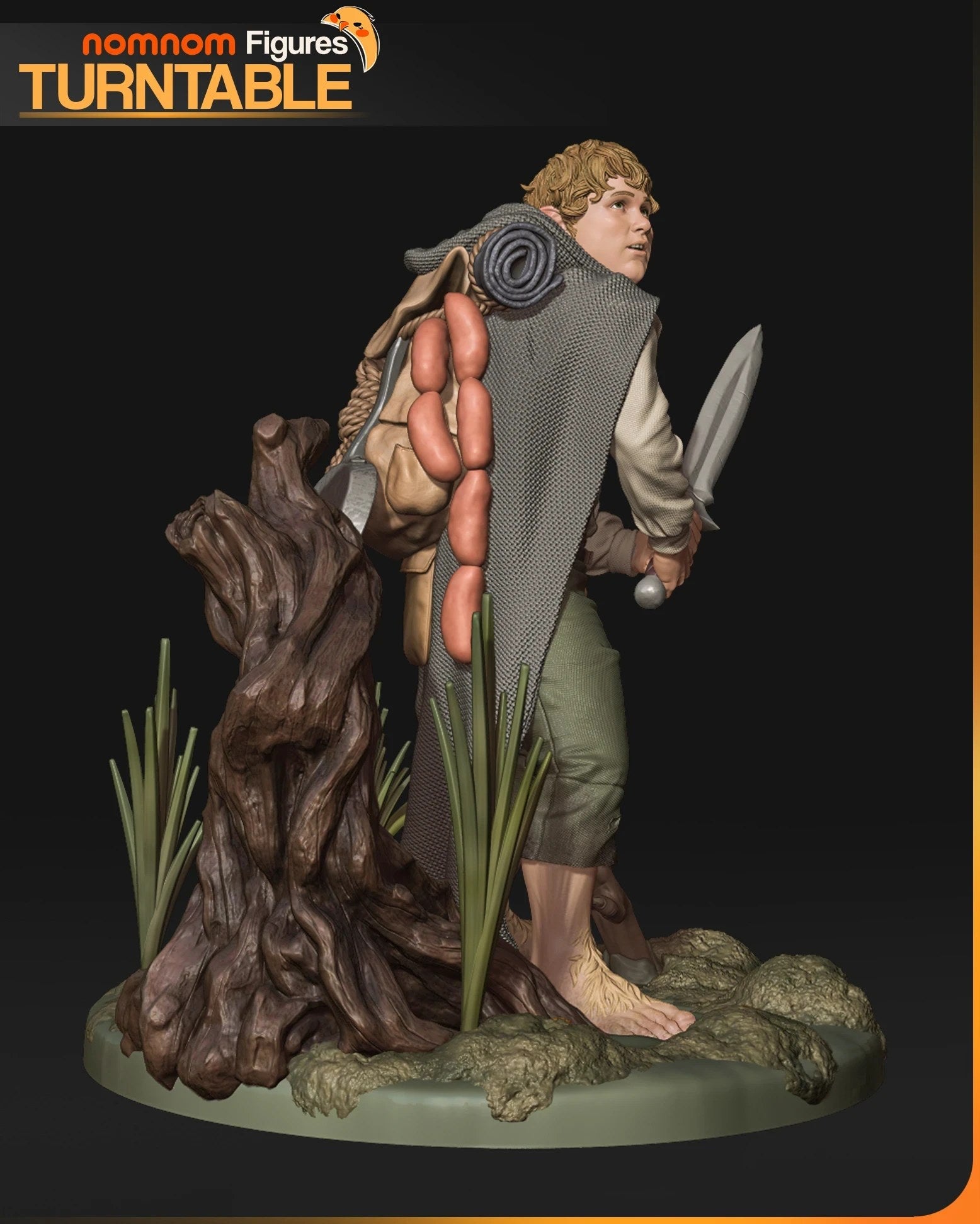 Samwise Gamgee — studio render 7