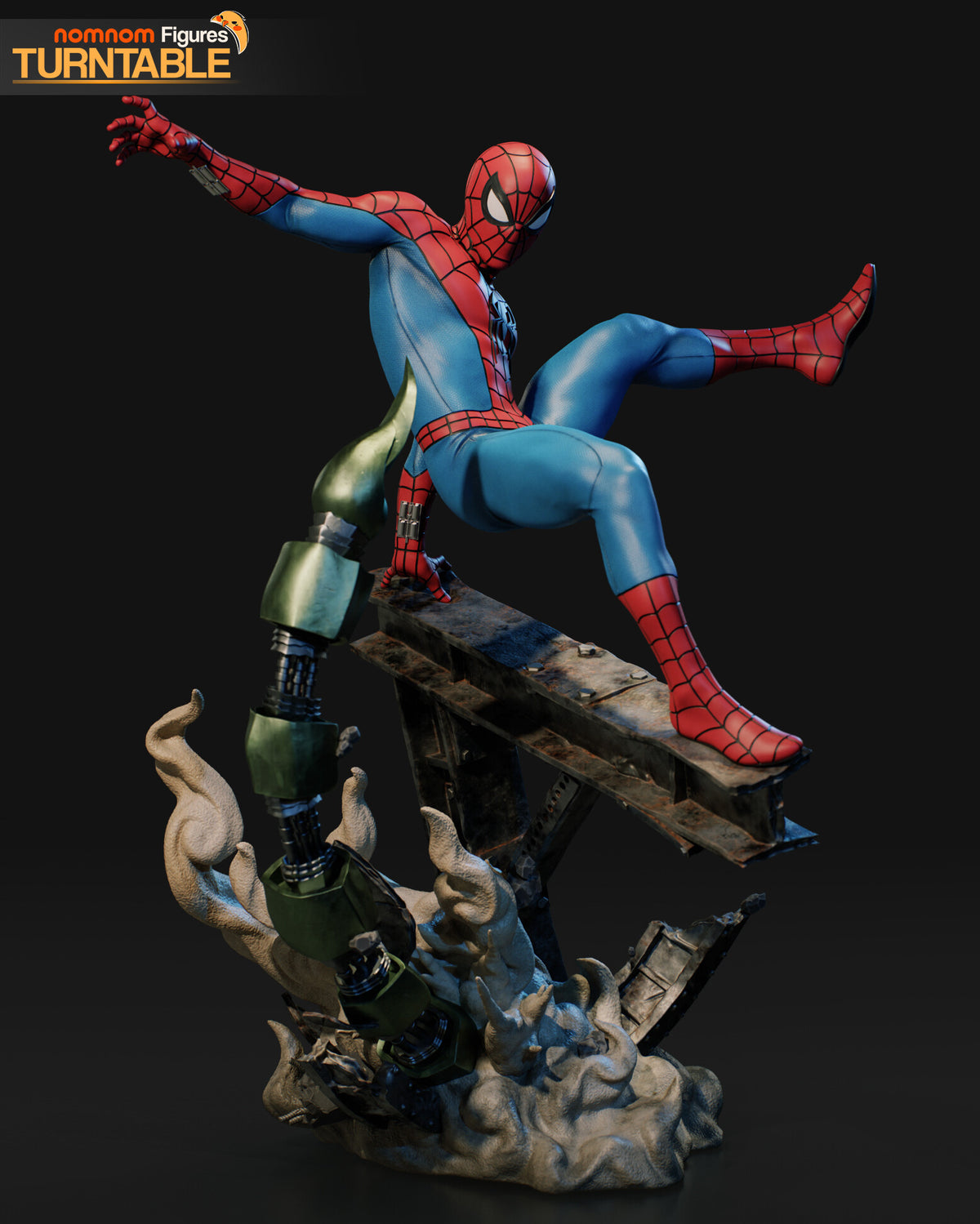 Spider-Man Marvel resin figure by NomNom Figures — studio preview 5