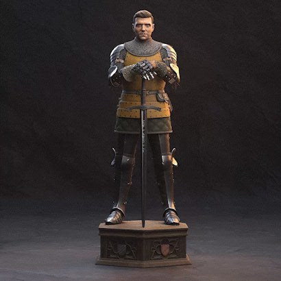 Henry of Skalitz (Kingdom Come Deliverance) resin figure by h3LLcreator — studio render 2