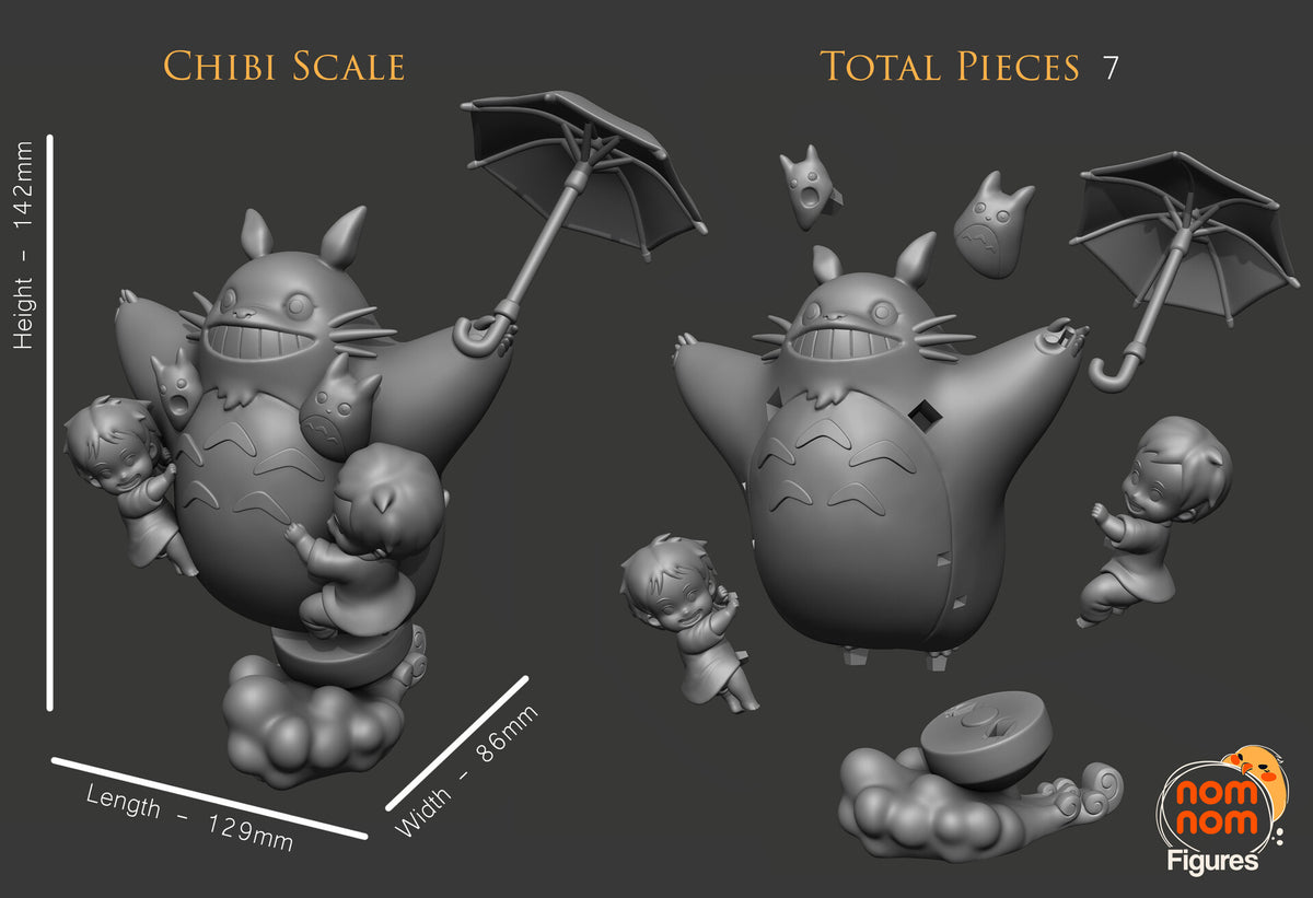 Totoro — studio render 2