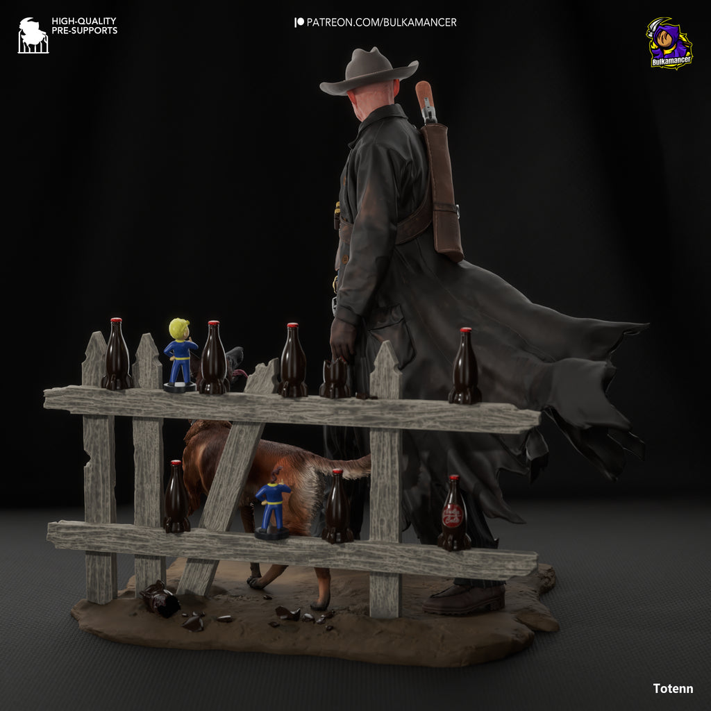 The Ghoul (Fallout) resin figure by Bulkamancer — studio render 5
