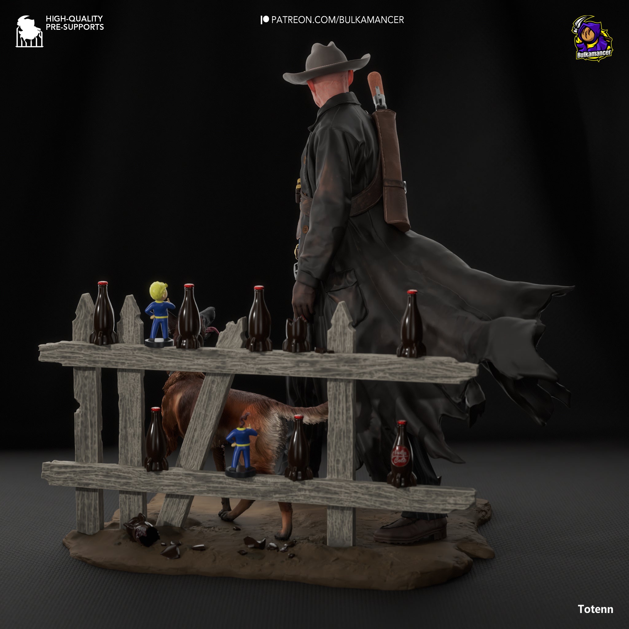 The Ghoul (Fallout) resin figure by Bulkamancer — studio render 5