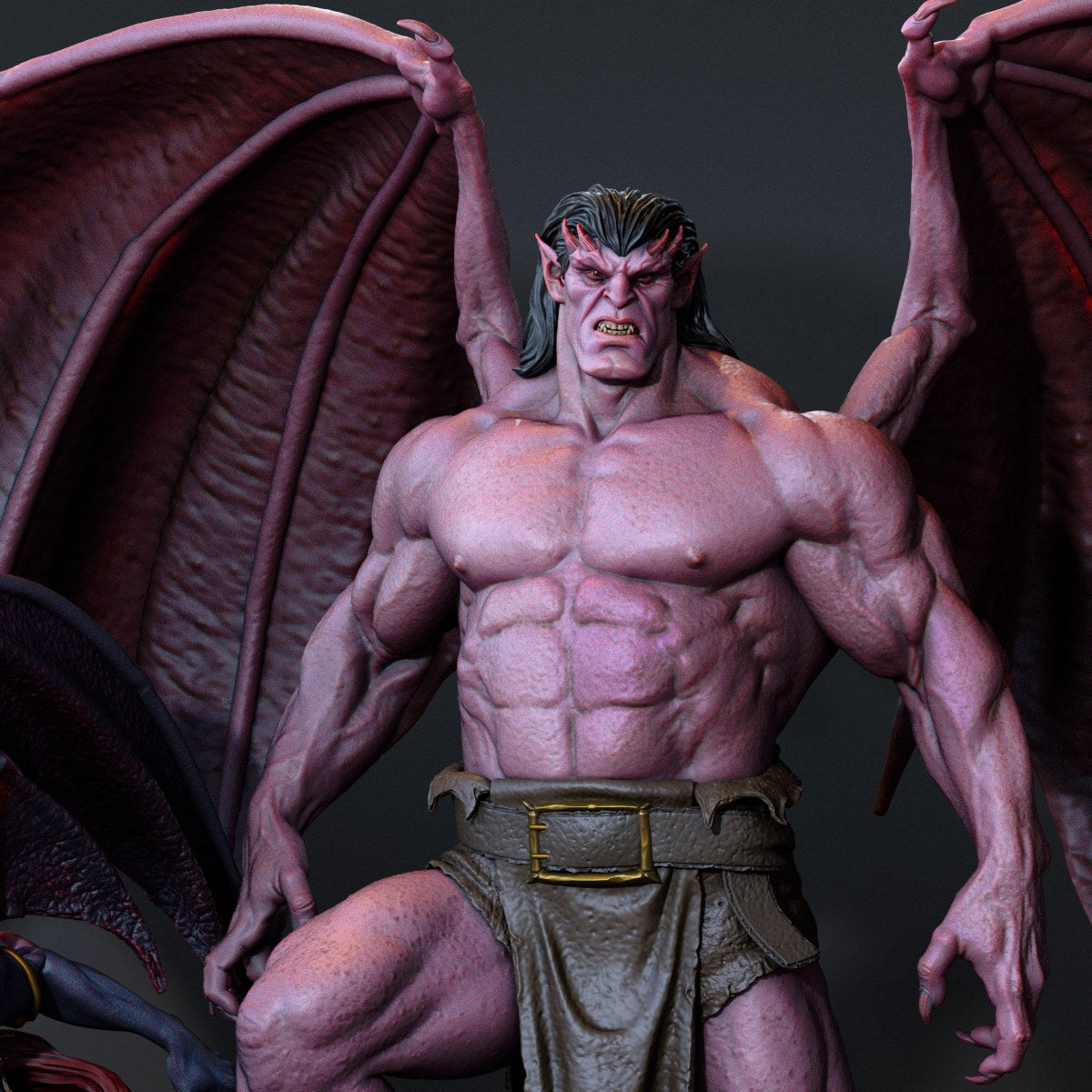 Demona and Goliath Gargoyles resin figure by CA 3D Studios — studio preview 1