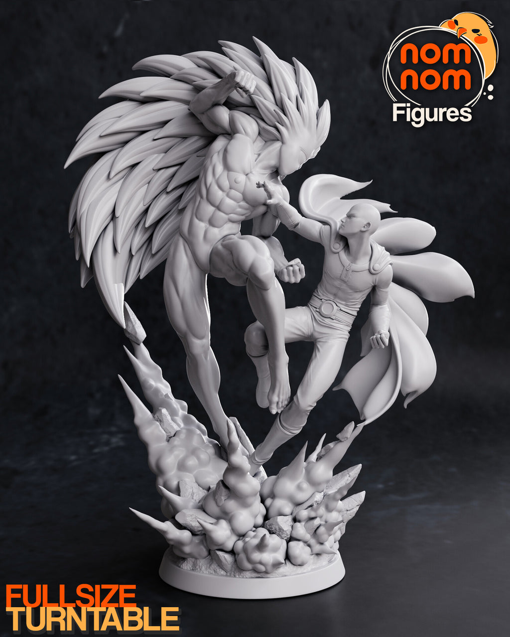 Saitama vs Boros — studio render 13