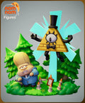 Bill Cipher Gravity Falls Chibi resin figure by NomNom Figures — studio preview 1
