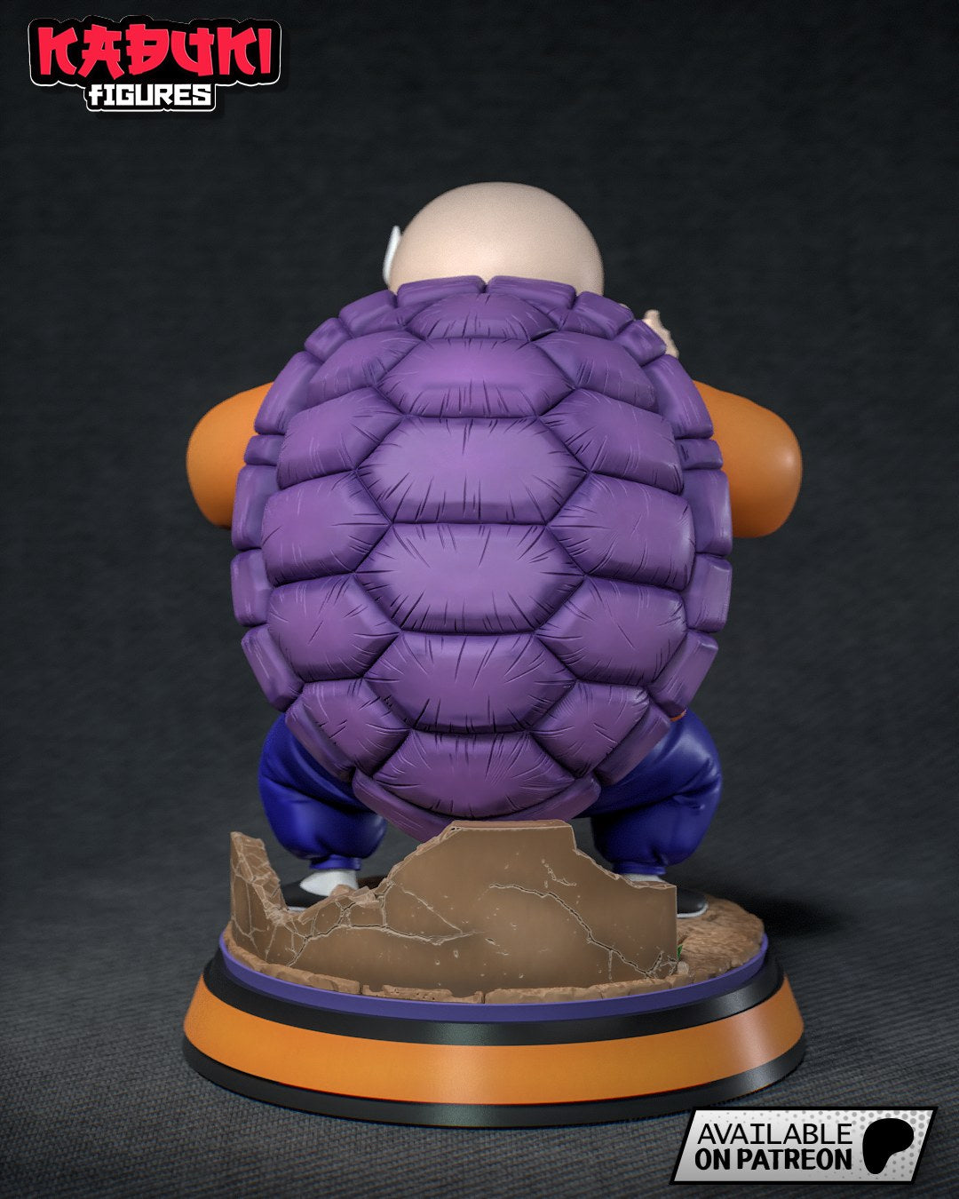 Master Roshi (Dragon Ball) resin figure by Tanuki Figures — studio render 3