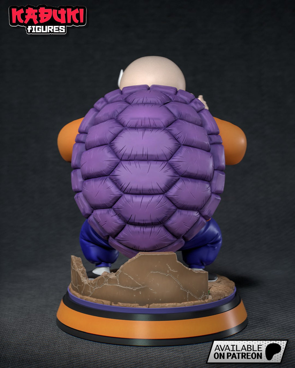 Master Roshi (Dragon Ball) resin figure by Tanuki Figures — studio render 3