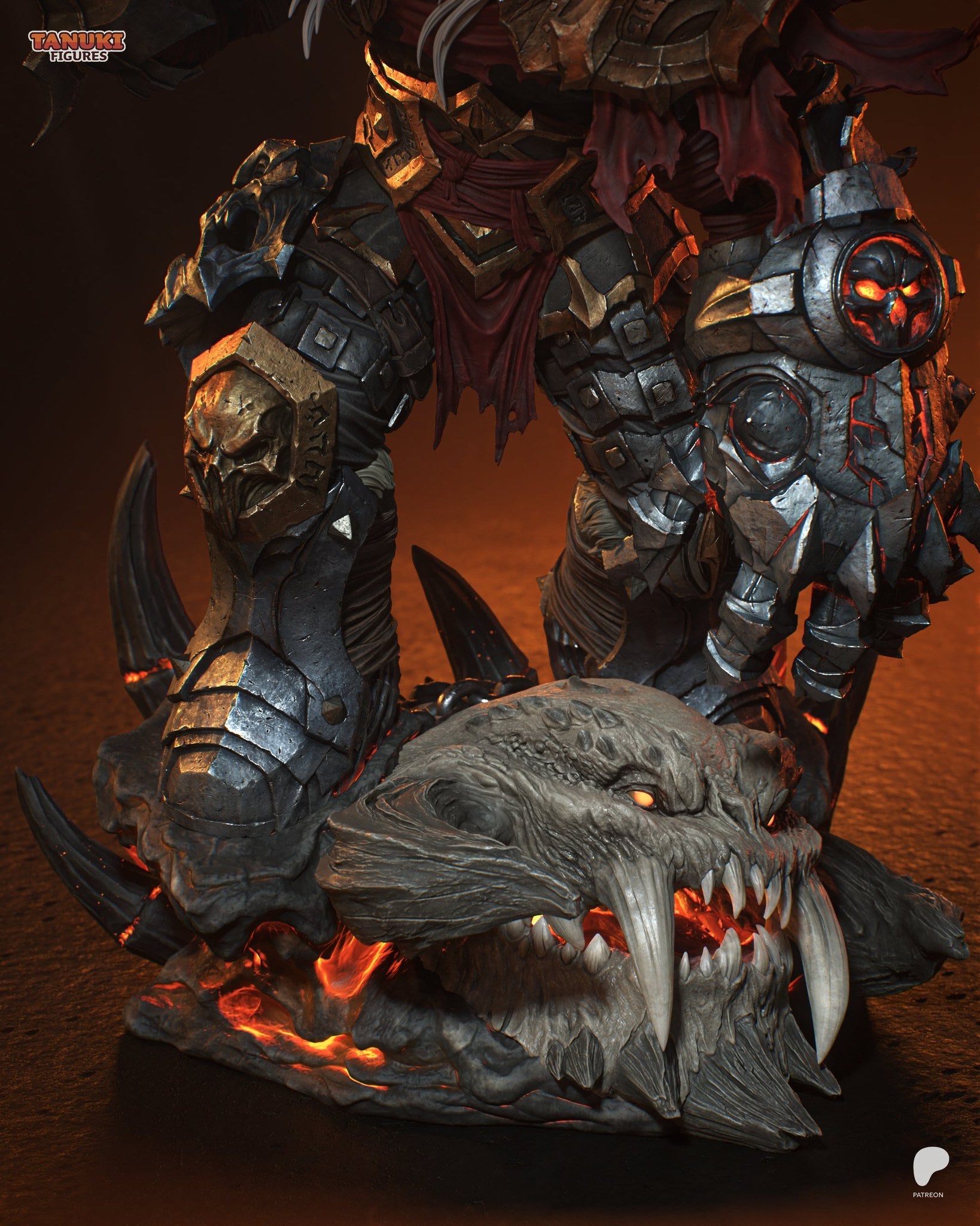 War (Darksiders) resin figure by Tanuki Figures — studio render 7
