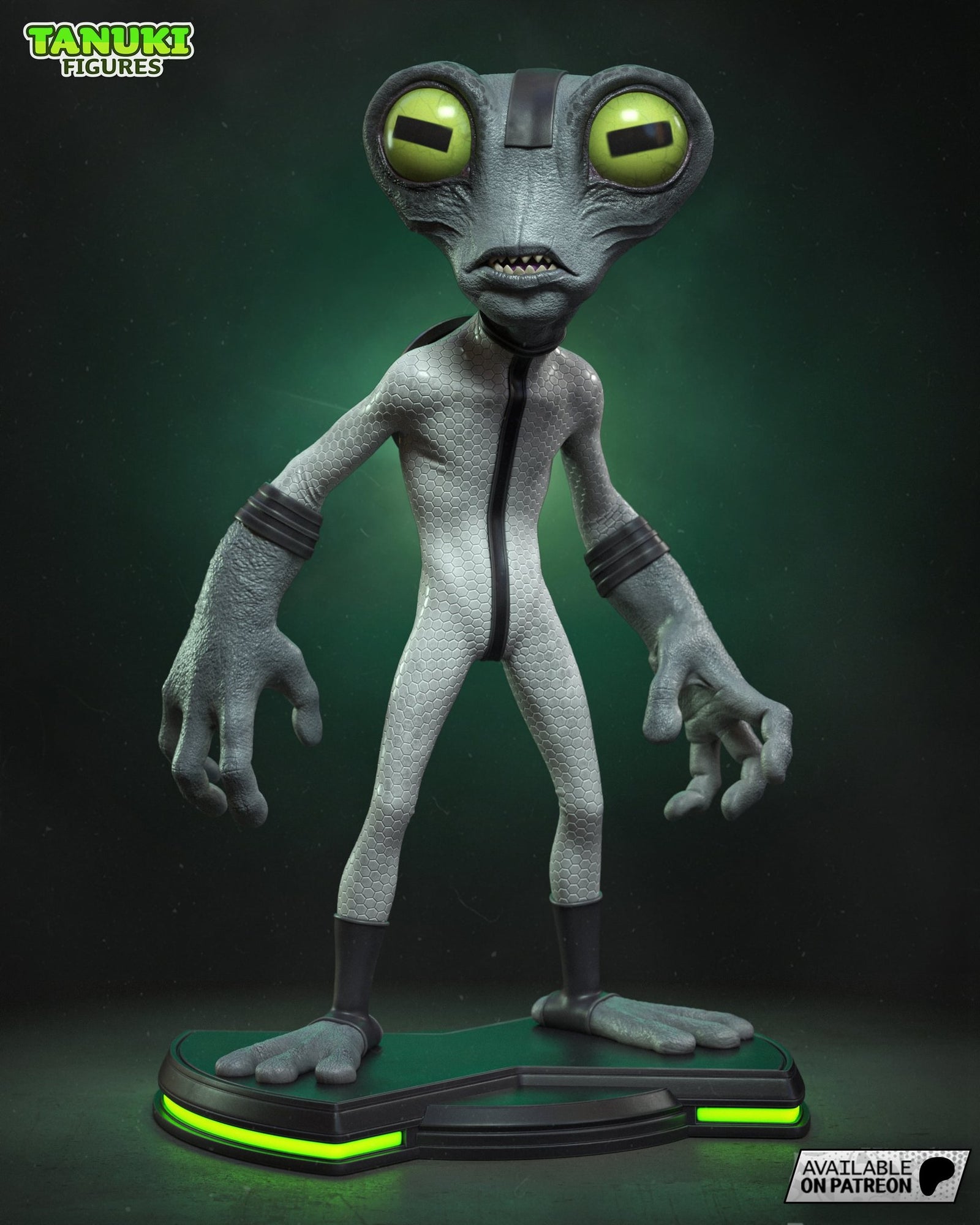 Grey Matter (Ben 10) resin figure by Tanuki Figures — studio render 1