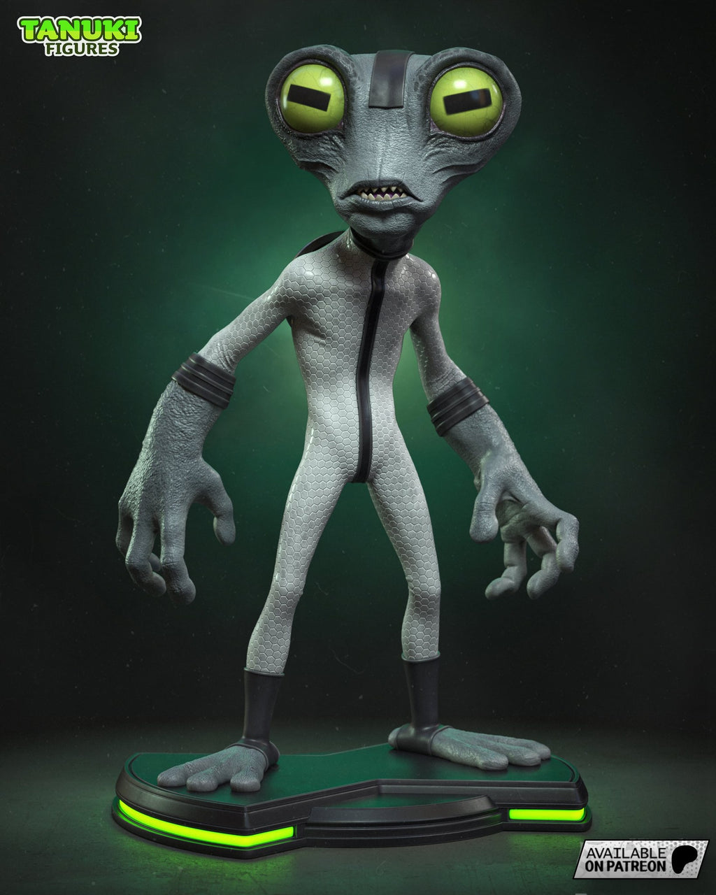 Grey Matter (Ben 10) resin figure by Tanuki Figures — studio render 1
