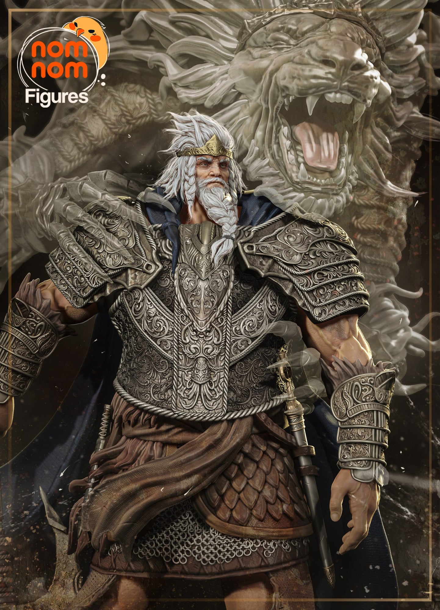 Godfrey Elden Ring resin figure by NomNom Figures — studio preview 1