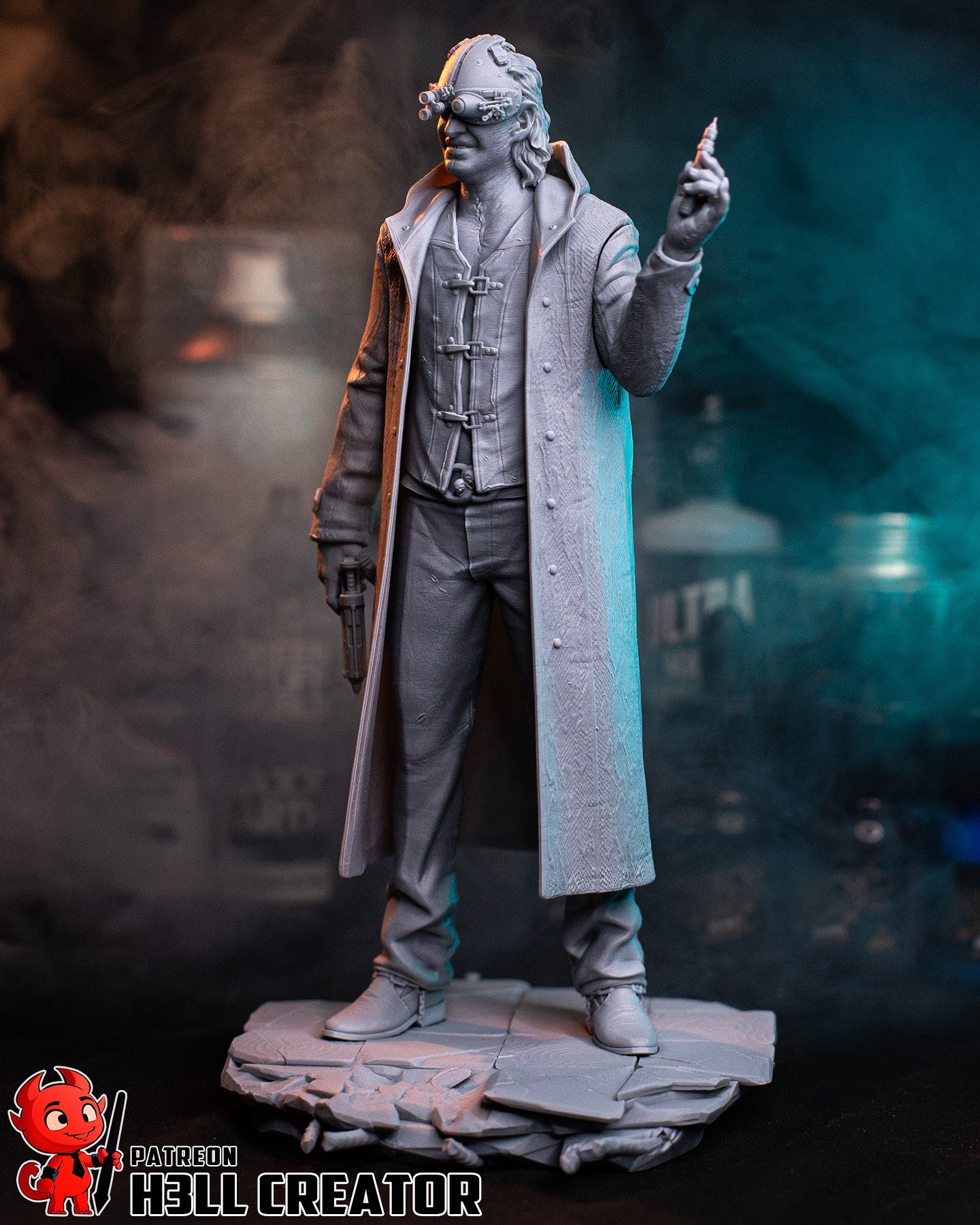 Victor Gideon (Resident Evil) resin figure by h3LLcreator — studio render 12