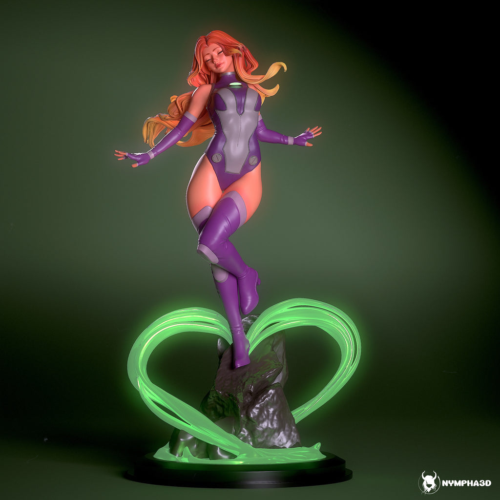 Starfire (DC Comics) resin figure by Nympha — studio render 3