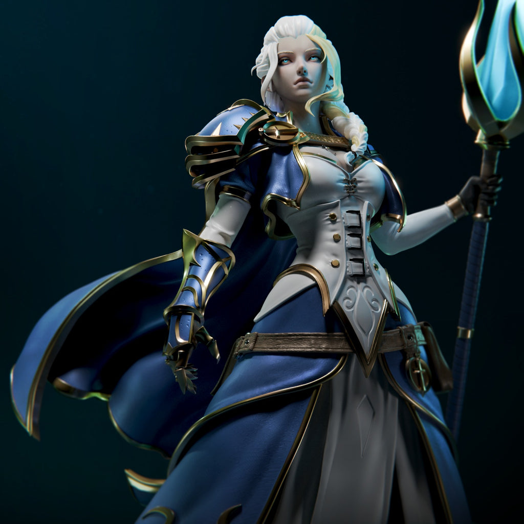 Jaina Proudmoore World of Warcraft resin figure by CA 3D Studios — studio preview 1