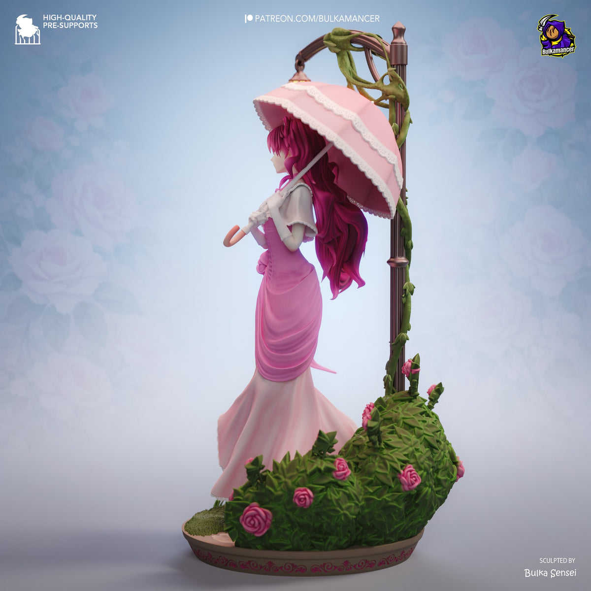 Penelope Eckhart (Villains Are Destined to Die) resin figure by Bulkamancer — studio render 4