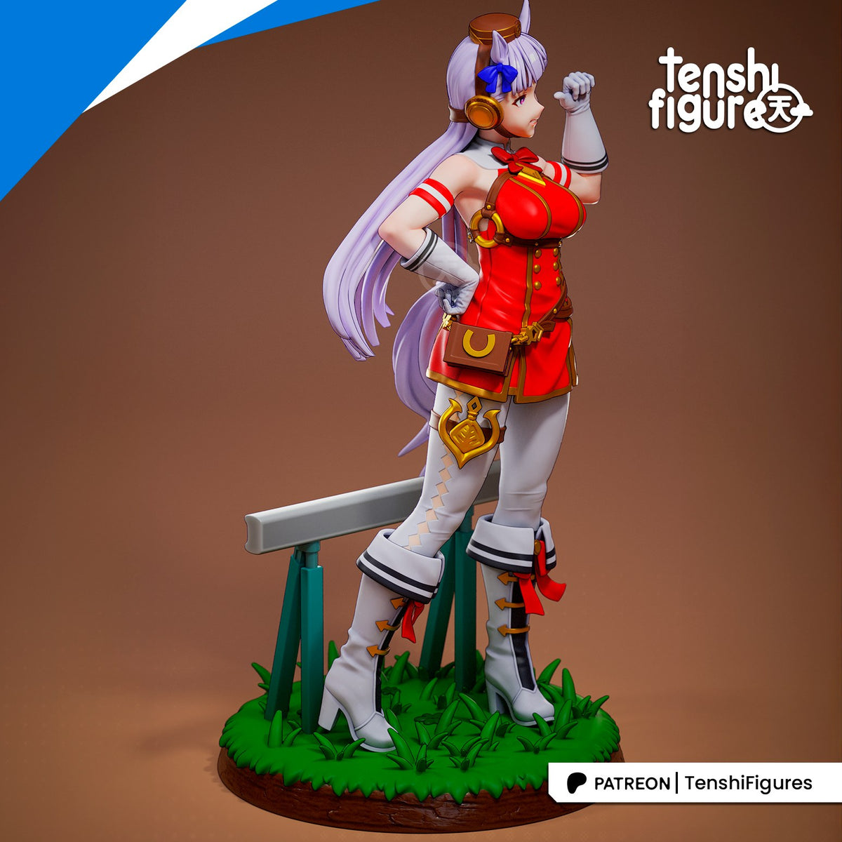 Gold Ship (Uma Musume) resin figure by Tenshi Figures — studio render 5