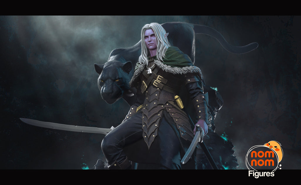 Drizzt Do'Urden — studio render 2