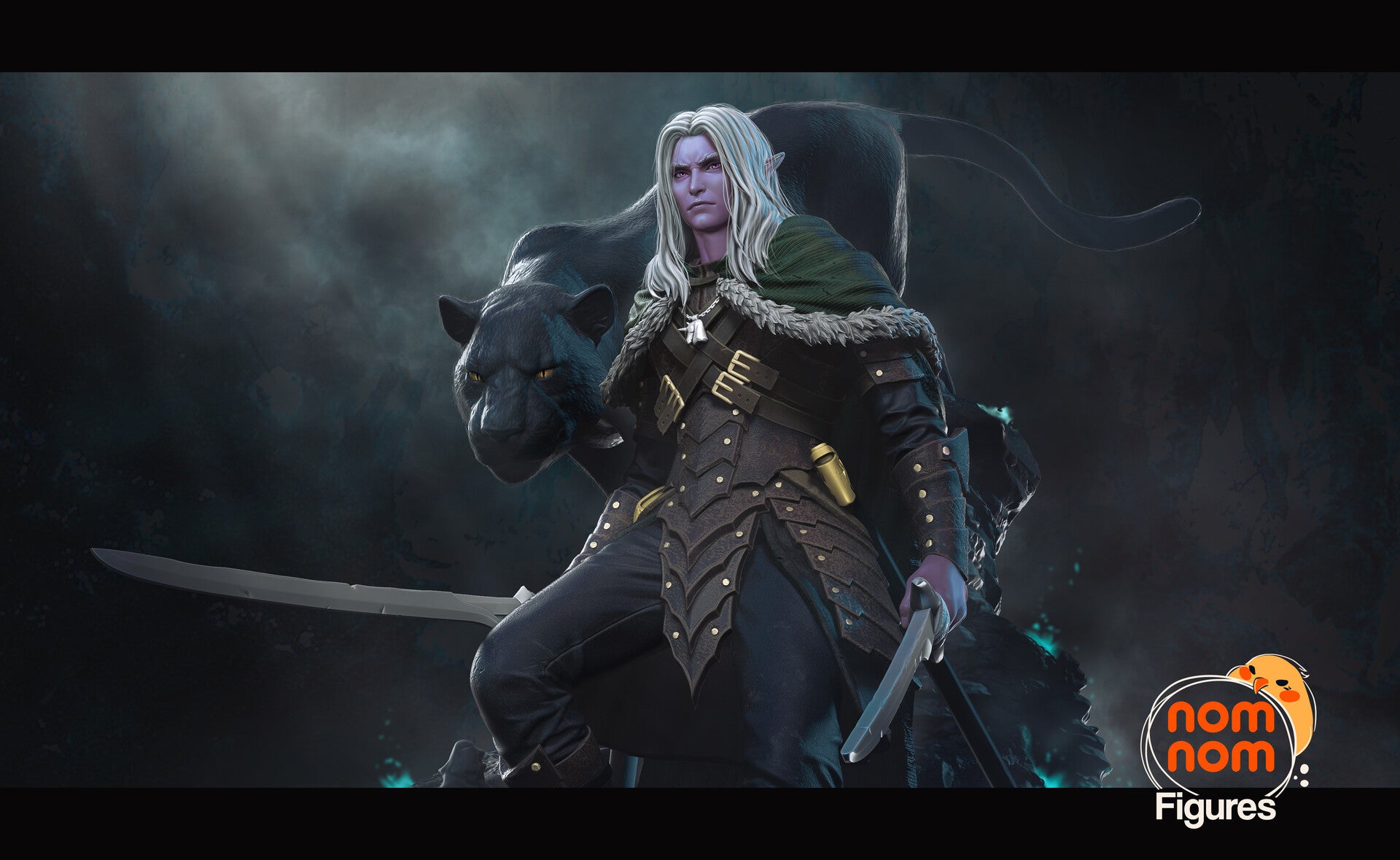 Drizzt Do'Urden — studio render 2