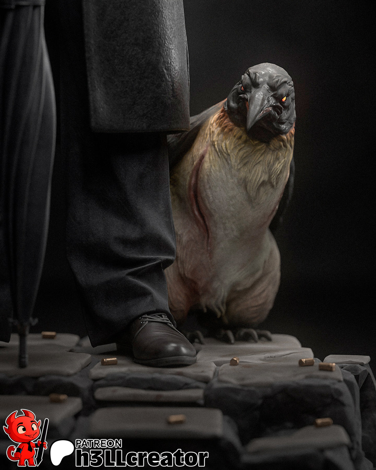 Oswald Cobb (DC) resin figure by h3LLcreator — studio render 5