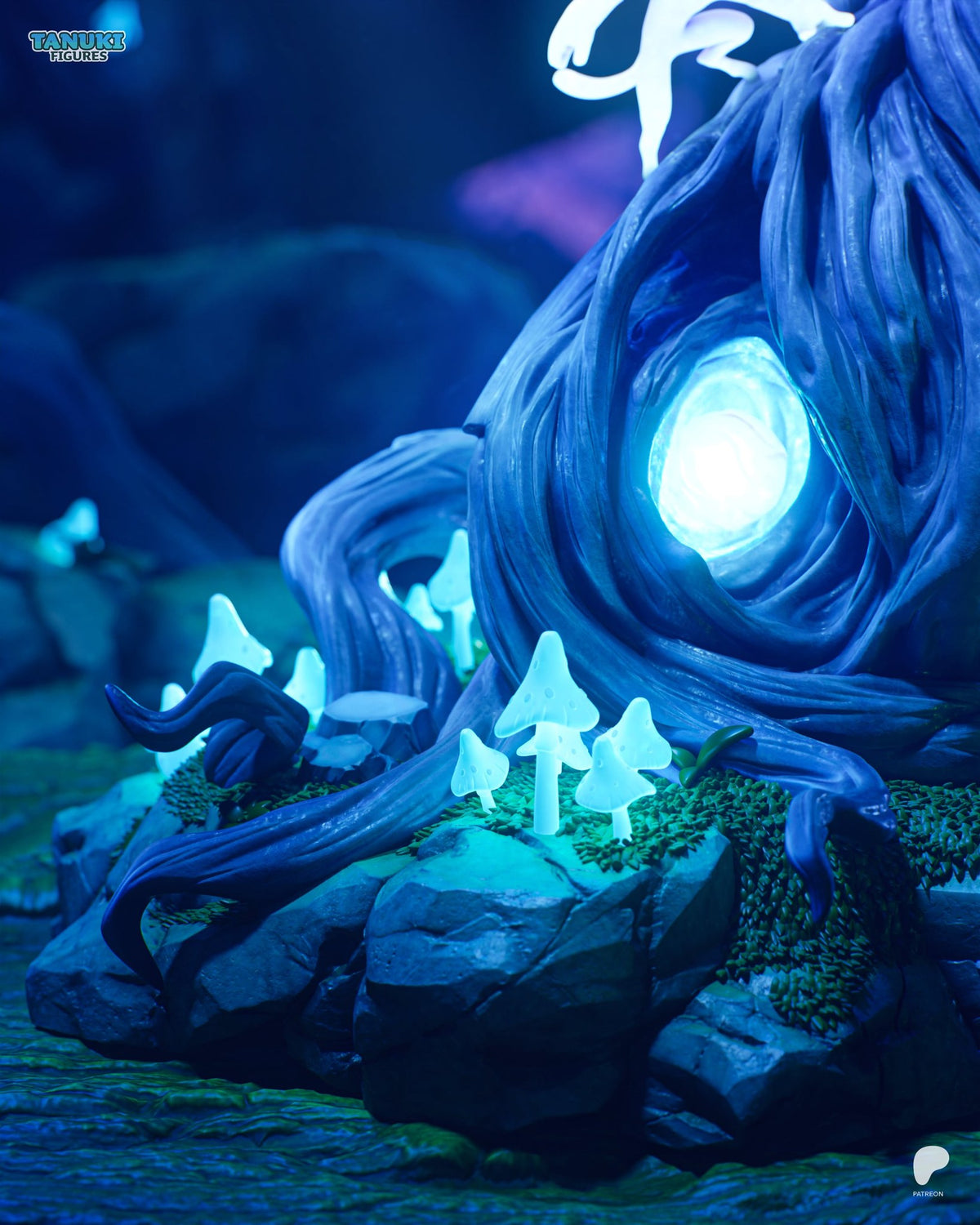 Ori (Ori and the Blind Forest) resin figure by Tanuki Figures — studio render 6