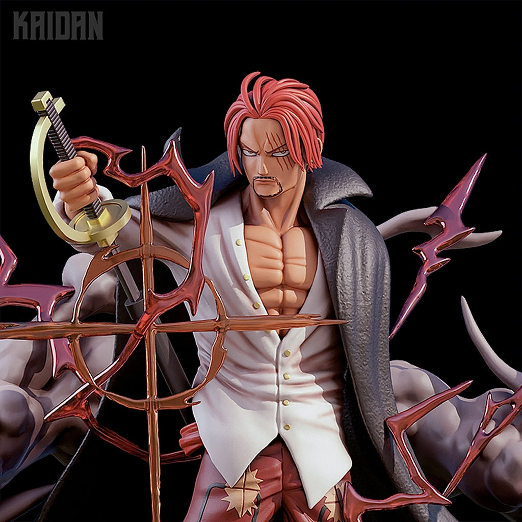 Shanks (One Piece) resin figure by Kaidan 3D — studio render 2