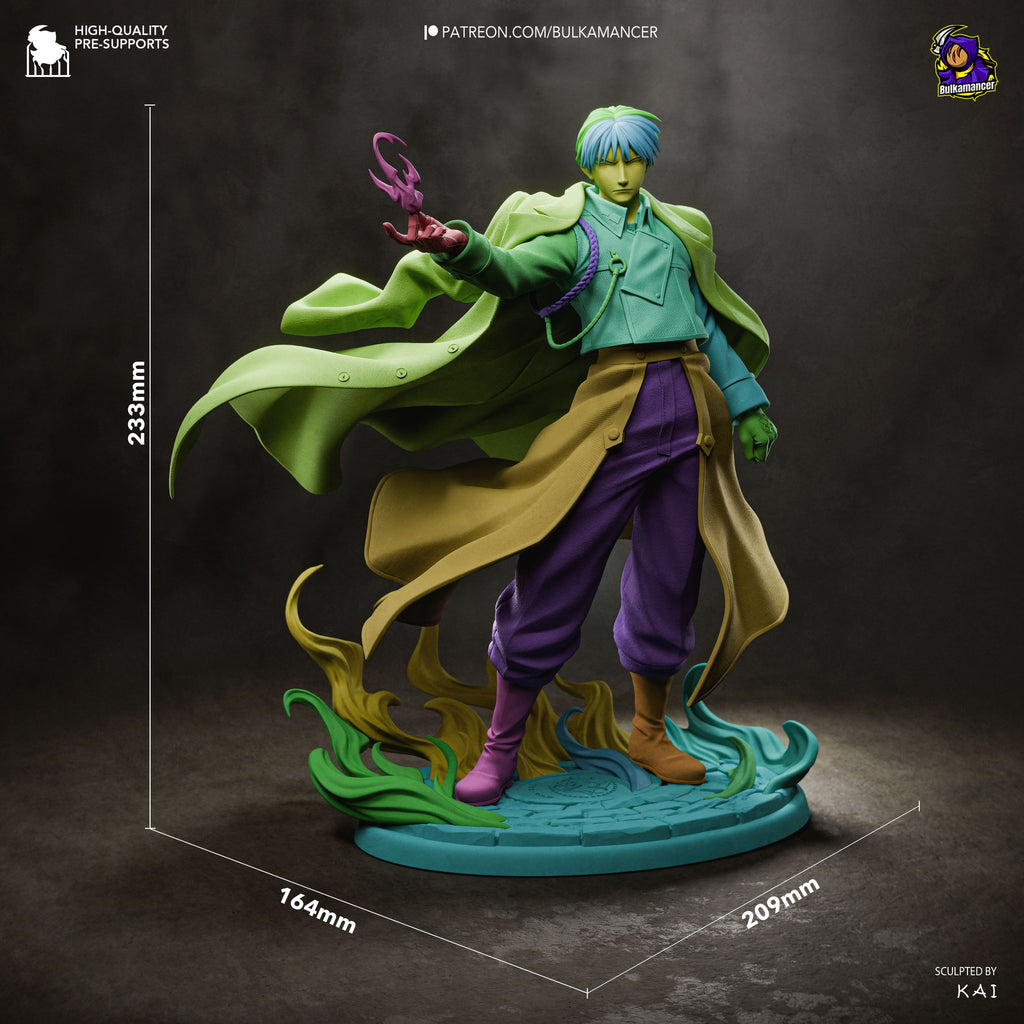 Roy Mustang (Fullmetal Alchemist) resin figure by Bulkamancer — studio render 8
